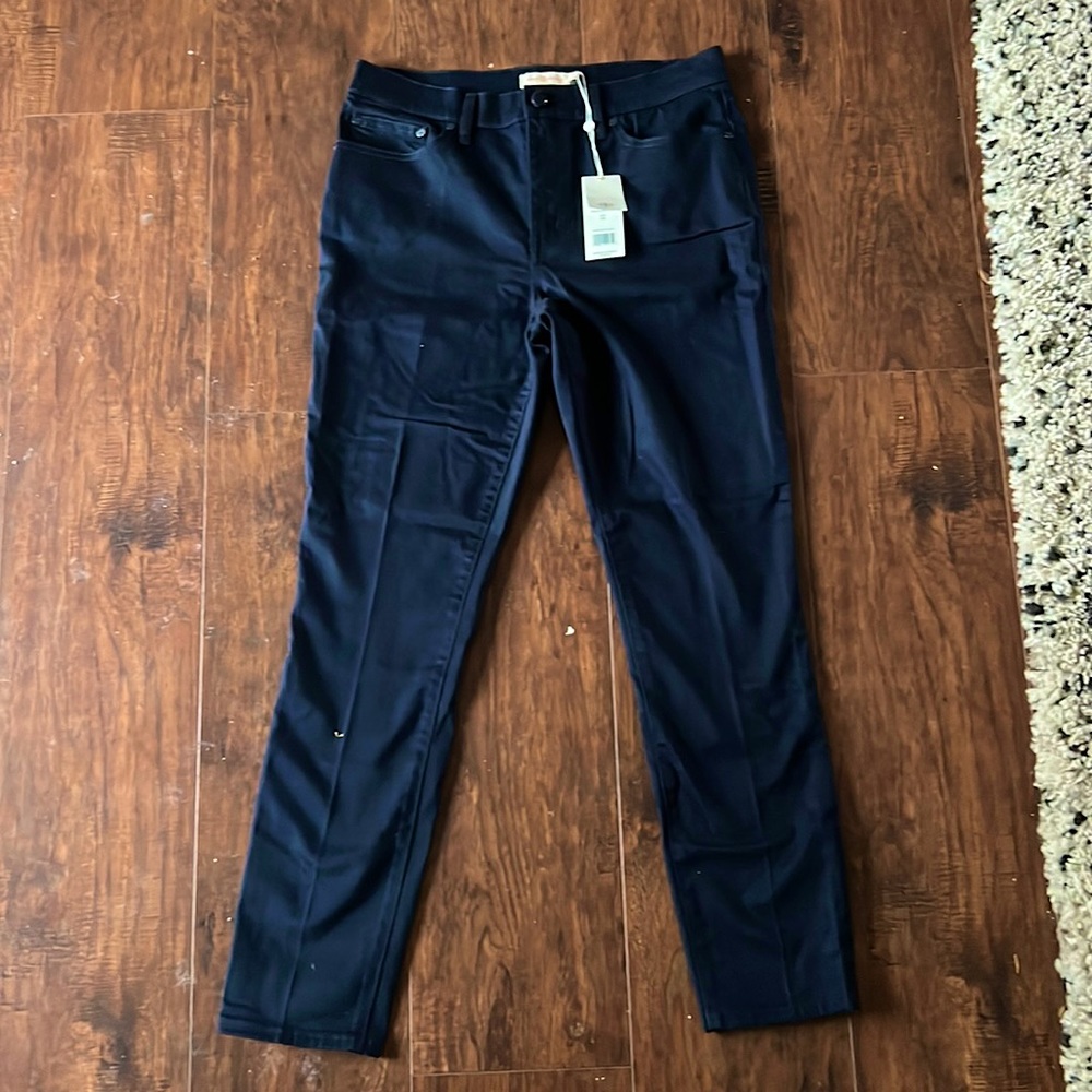 Tory Burch Full Length Navy Skinny Jeans